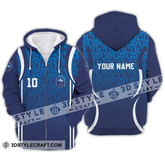 Unisex Shirt - Custom Name And Number Shirt, France Team Lover Shirt, Euro 2024 style option 3