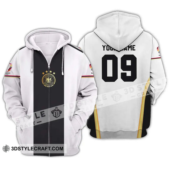 Unisex Shirt - Custom Name And Number Shirt, Germany Black Line Euro 2024 Shirt style option 2
