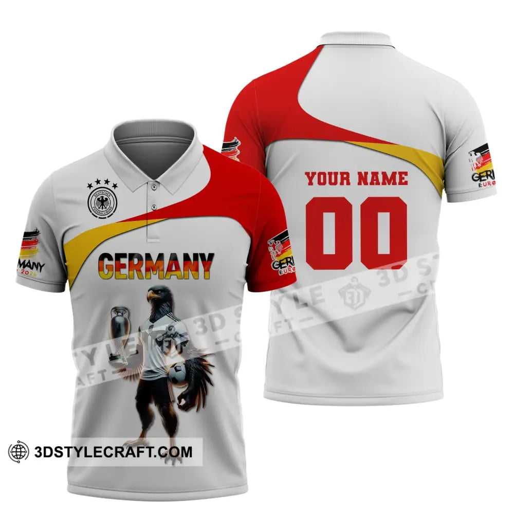 Unisex Shirt Custom Name And Number Germany Euro 2024 Football Polo Long Sleeve / S T-Shirt