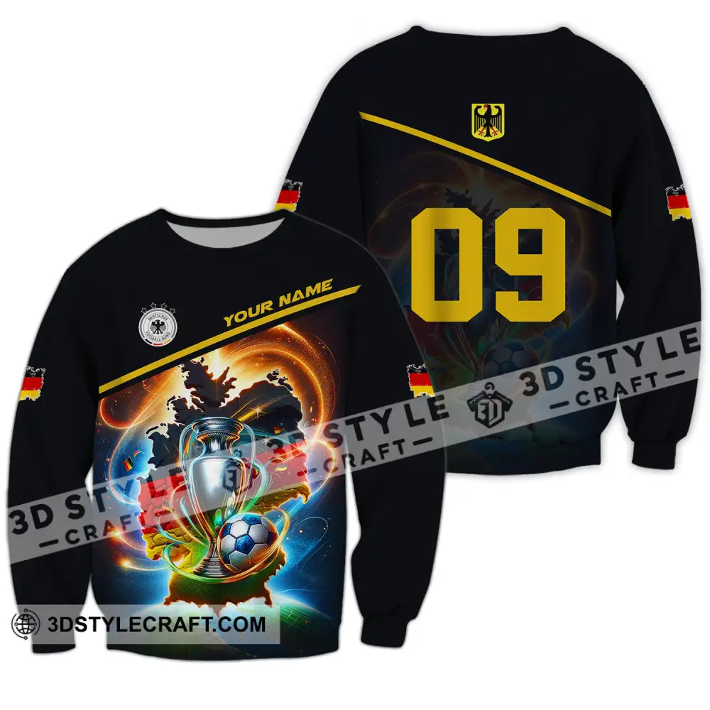 Unisex Shirt - Custom Name And Number Germany Euro 2024 National Team Cup Of Long Sleeve / S T-Shirt