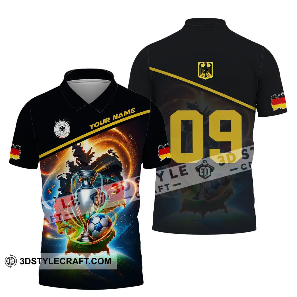 Unisex Shirt - Custom Name And Number Germany Euro 2024 National Team Cup Of Polo / S T-Shirt