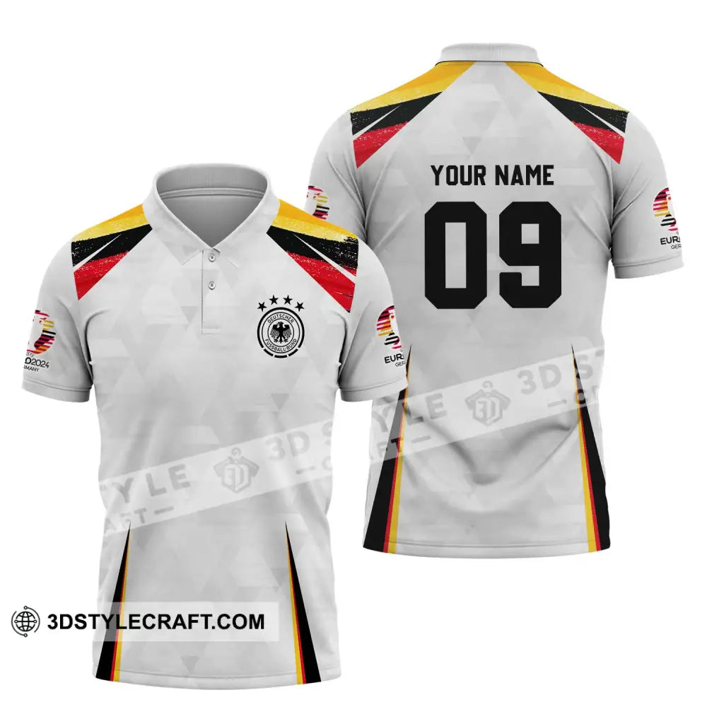 Unisex Shirt - Custom Name And Number Germany Euro 2024 Polo / S T-Shirt