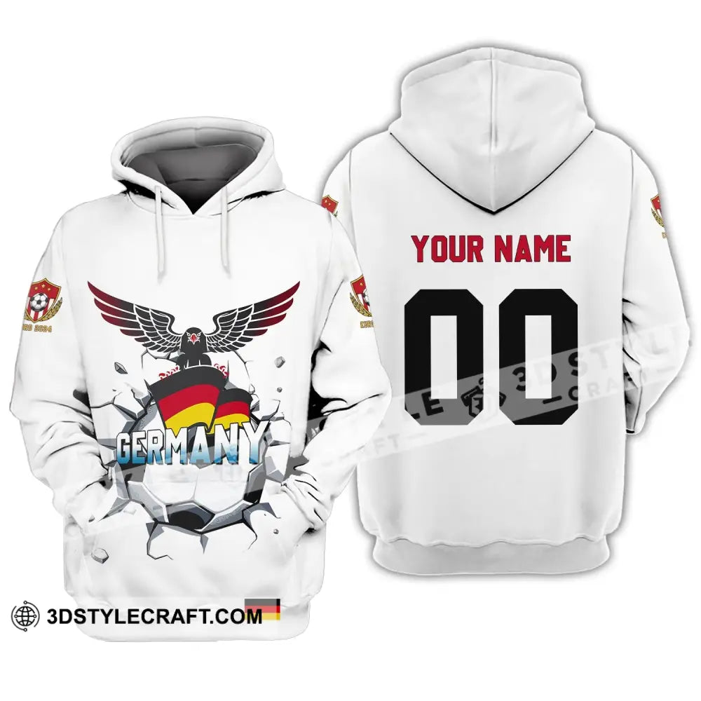 Unisex Shirt - Custom Name And Number Germany National Team Euro 2024 Hoodie / S T-Shirt