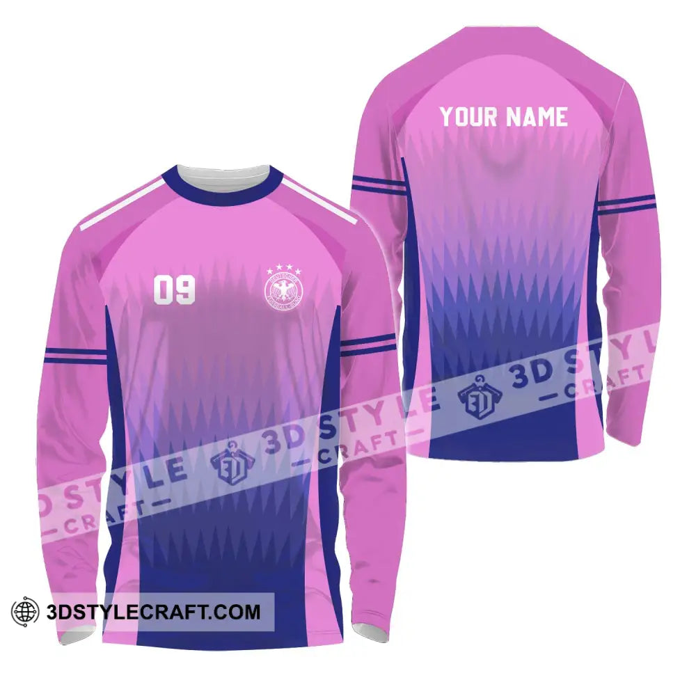 Unisex Shirt - Custom Name And Number Germany National Team Long Sleeve / S T-Shirt