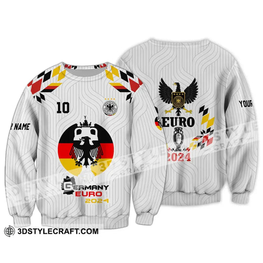 Unisex Shirt - Custom Name And Number Shirt, Germany Team Euro 2024 Shirt style option 4