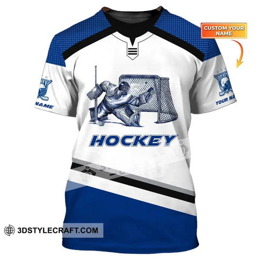 Unisex Shirt, Custom Name and Number Hockey T-Shirt, Hockey Polo, Gift for Hockey Player style option 1