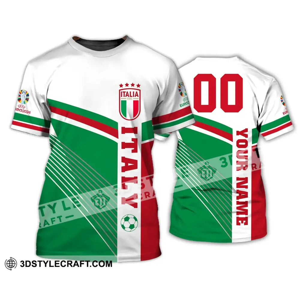 Unisex Shirt - Custom Name And Number Italy National Team T-Shirt / S T-Shirt