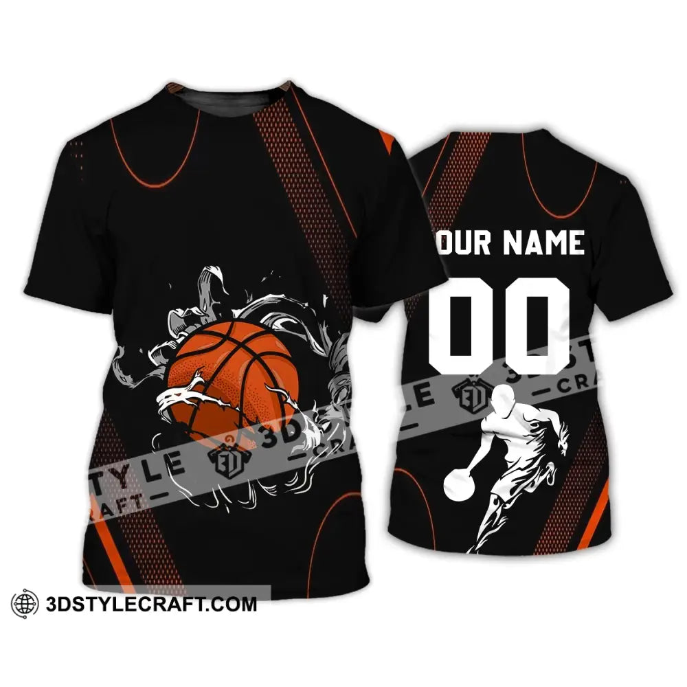 Unisex Shirt - Custom Name And Number T-Shirt Personalized Basketball Clothing / S T-Shirt