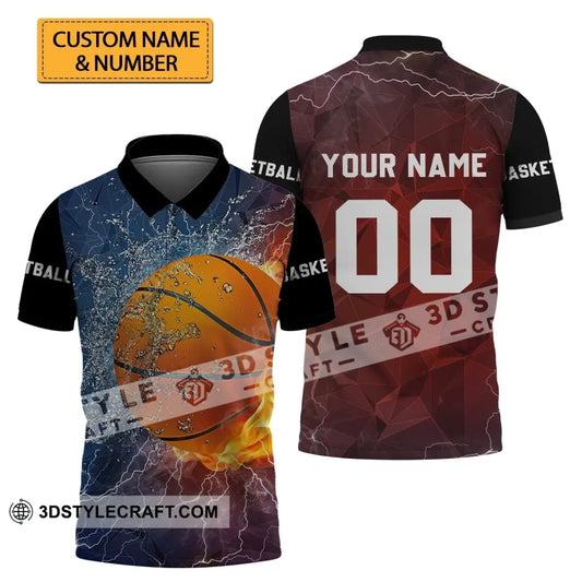 Unisex Shirt - Custom Name And Number T-Shirt Personalized Basketball Sportwear T-Shirt