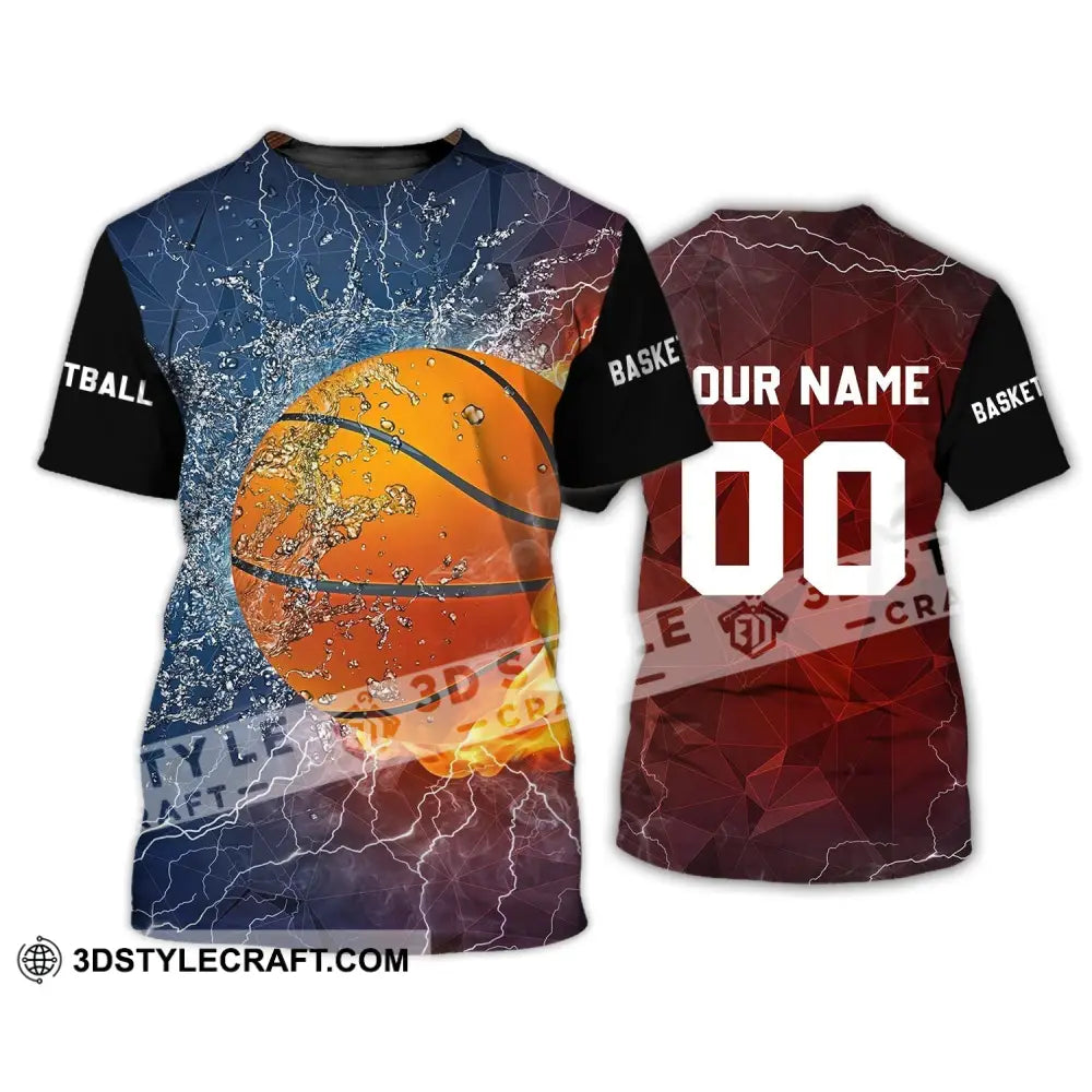 Unisex Shirt - Custom Name And Number T-Shirt Personalized Basketball Sportwear / S T-Shirt