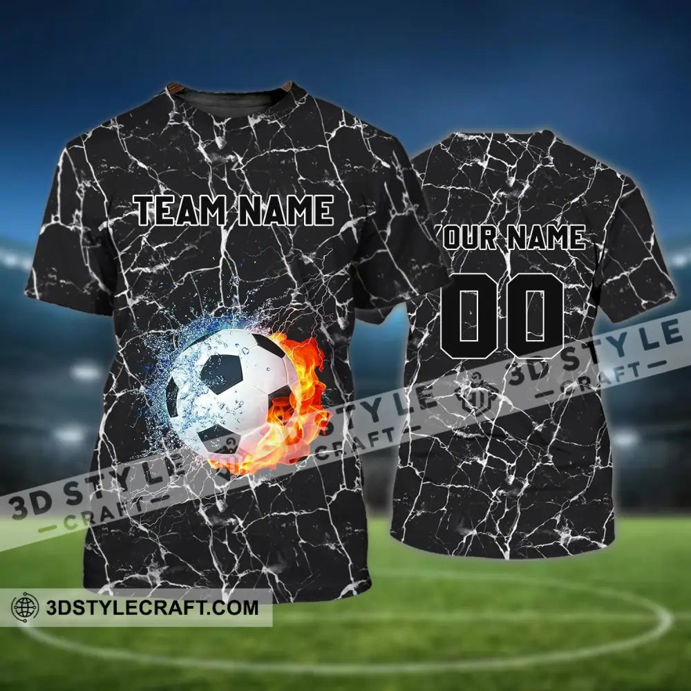 Unisex Shirt - Custom Name And Number T-Shirt Personalized Soccer Clothing T-Shirt