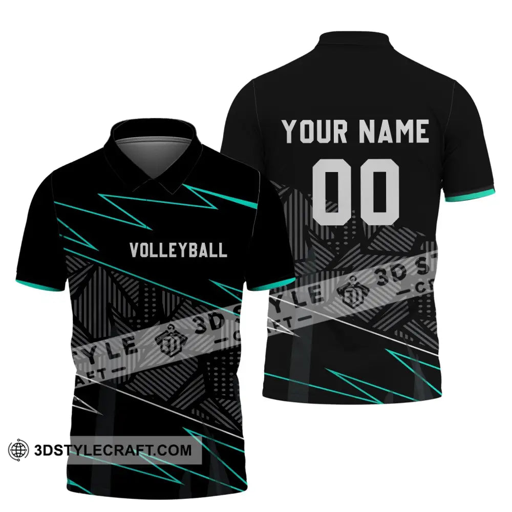 Unisex Shirt - Custom Name And Number T-Shirt Personalized Volleyball Clothing Polo / S T-Shirt