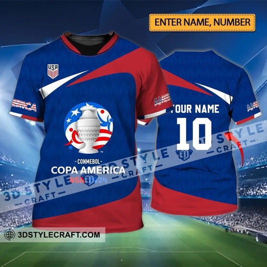 Unisex Shirt - Custom Name And Number Usa National Team Lover T-Shirt