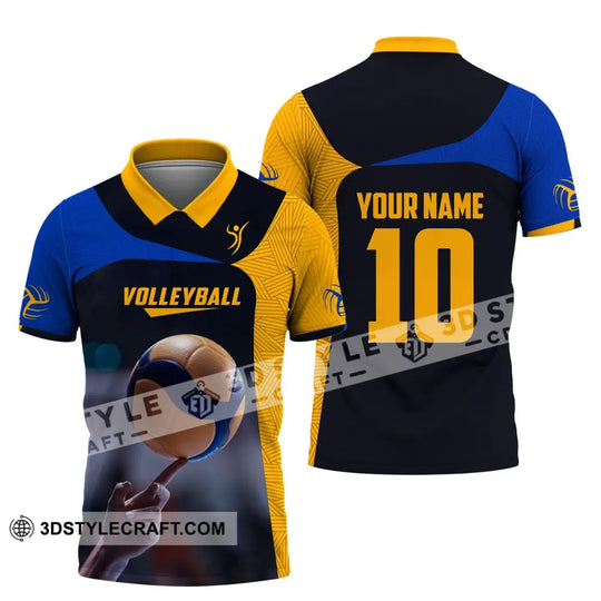 Unisex Shirt, Custom Name and Number Volleyball Shirt, T-Shirt for Volleyball Club, Gift for Volleyball Lovers style option 4