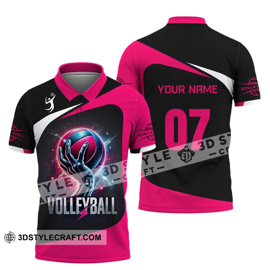Unisex Shirt, Custom Name and Number Volleyball T-Shirt, Volleyball Hoodie Long Sleeve Shirt, Gift for Volleyball Lovers style option 4