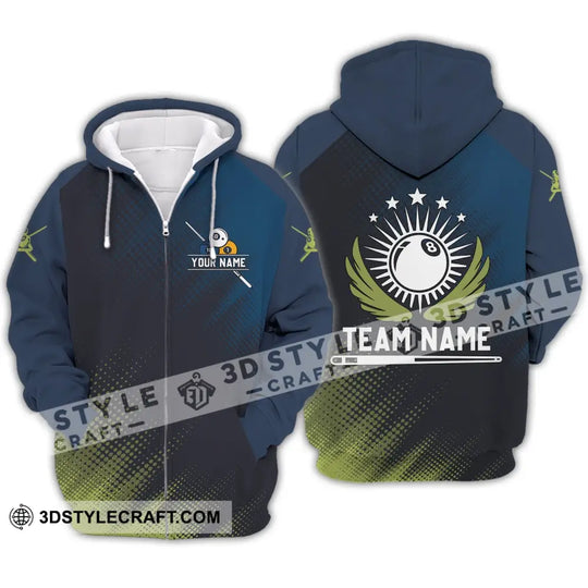 Unisex Shirt - Custom Name And Team Name Shirt - Billiard Angel style option 4