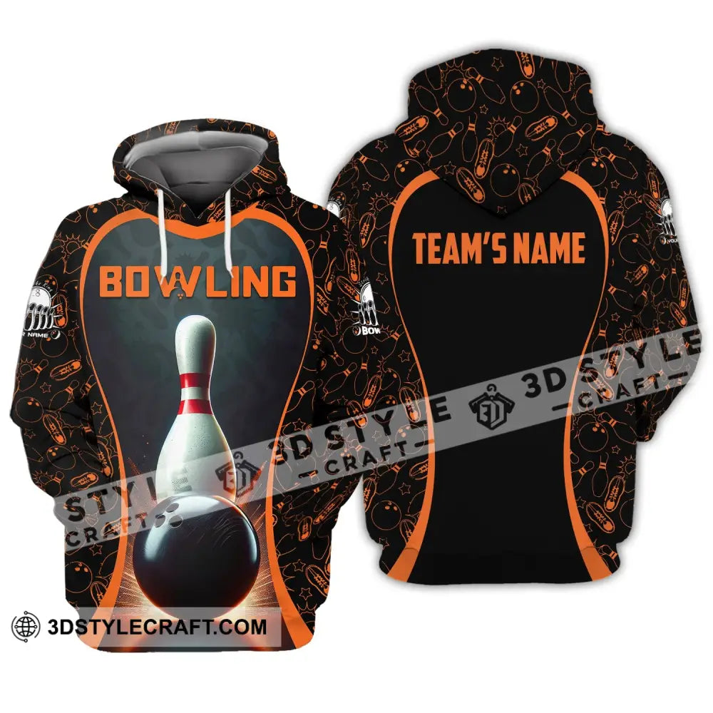 Unisex Shirt Custom Name And Team Bowling Club Polo Hoodie / S T-Shirt