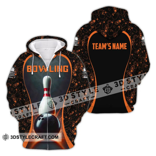 Unisex Shirt, Custom Name and Team Name Bowling Shirt, Bowling Club Polo Shirt style option 3