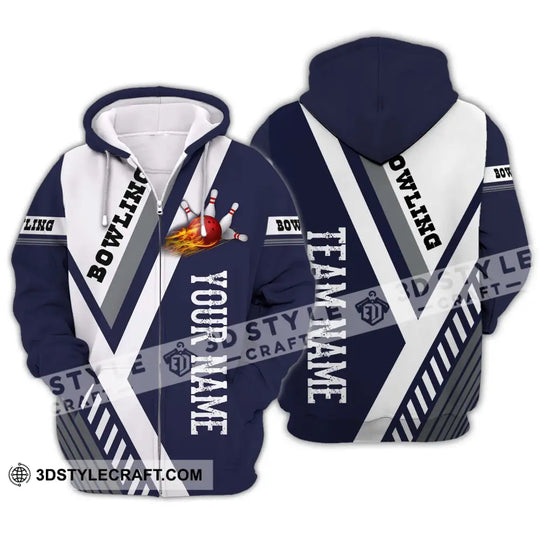 Unisex Shirt - Custom Name And Team Name Shirt - Bowling Team Shirt - Bowling Lover Gift - Bowling Gift style option 3