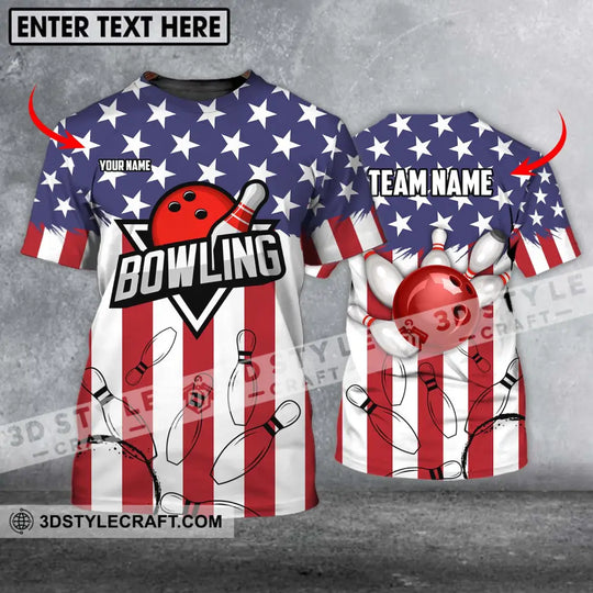 Unisex Shirt - Custom Name And Team Name Shirt - Bowling Polo Shirt - Bowling Lover Gift - Bowling Player Shirt style option 1