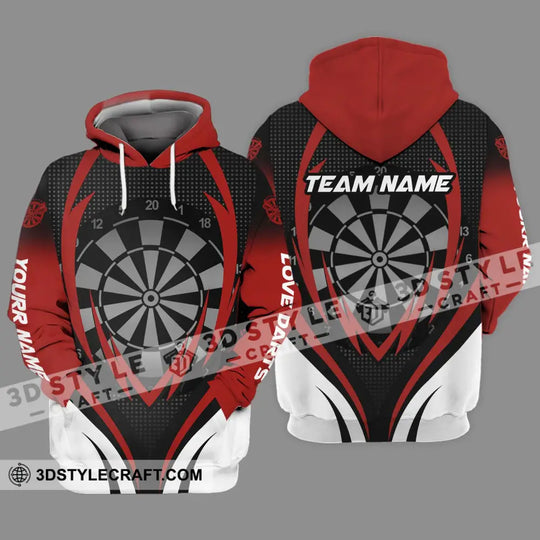 Unisex Shirt - Custom Name And Team Name Shirt, Darts Sport Style Shirt style option 3