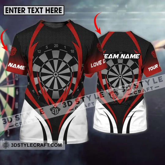 Unisex Shirt - Custom Name And Team Name Shirt, Darts Sport Style Shirt style option 1