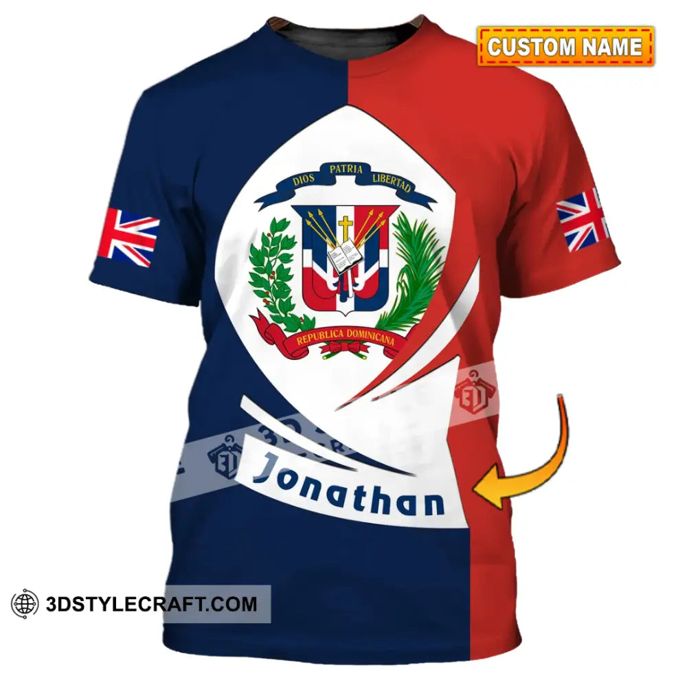 Unisex Shirt - Custom Name And Team Dios Patria Libertad T-Shirt