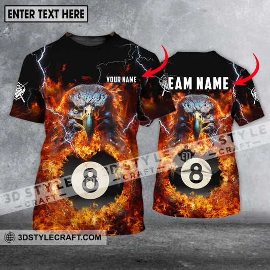 Unisex Shirt - Custom Name And Team Fire Eagle T-Shirt