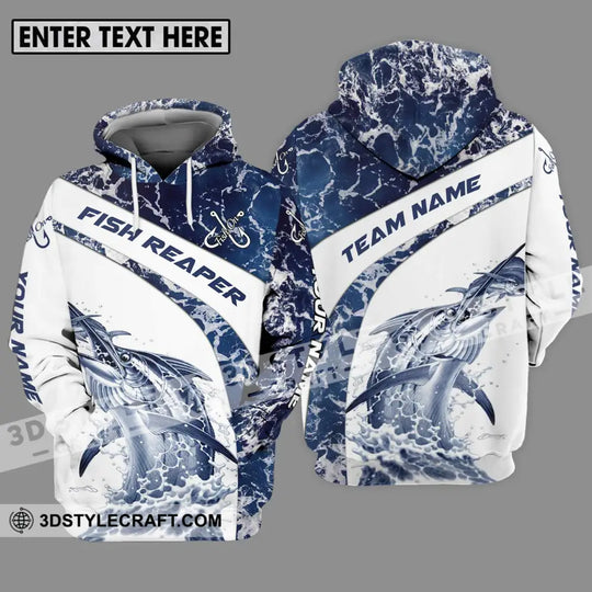 Unisex Shirt - Custom Name And Team Name Shirt Fish On Fish style option 3