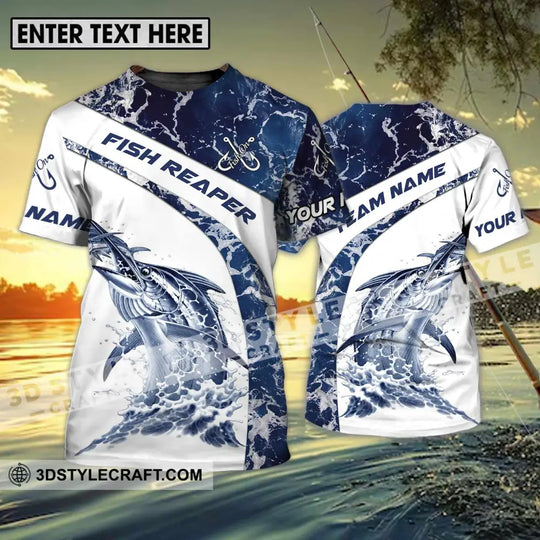 Unisex Shirt - Custom Name And Team Name Shirt Fish On Fish style option 1
