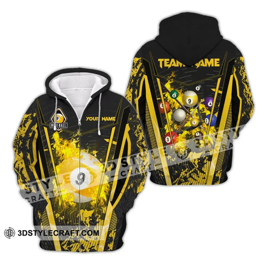 Unisex Shirt, Custom Name and Team Name Shirt for Billiard Lover, Billiard Shirt, Billiard Hoodie Shirt Polo Long Sleeve style option 3