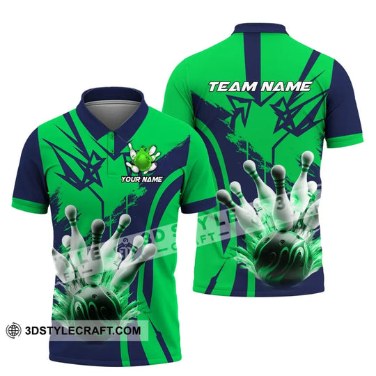 Unisex Shirt, Custom Name and Team Name Shirt for Bowling Lover, Bowling Shirt, Bowling Hoodie Shirt Polo Long Sleeve style option 4