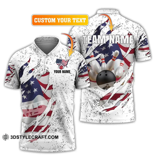 Unisex Shirt, Custom Name and Team Name Shirt for Bowling Lover, Bowling Shirt, Bowling Hoodie Shirt Polo Long Sleeve style option 1