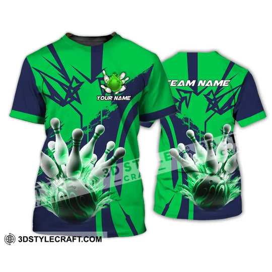 Unisex Shirt, Custom Name and Team Name Shirt for Bowling Lover, Bowling Shirt, Bowling Hoodie Shirt Polo Long Sleeve style option 2