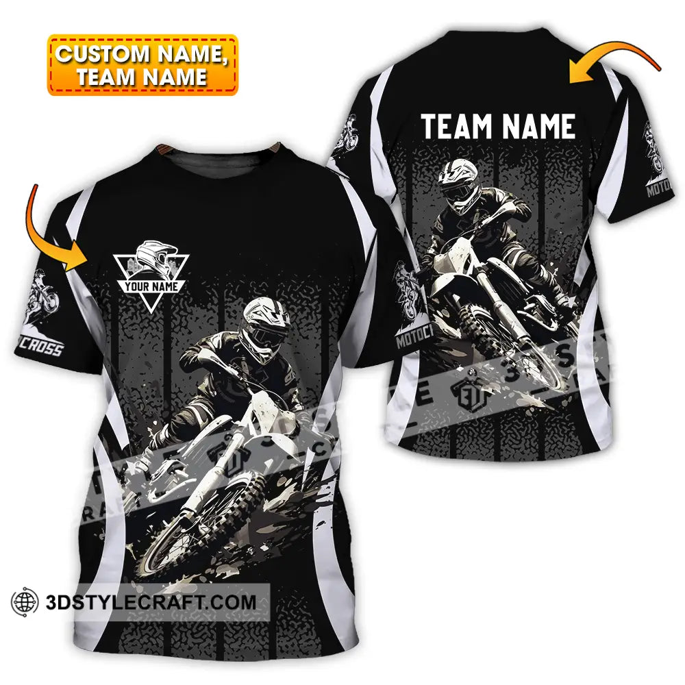 Unisex Shirt - Custom Name And Team Motobike For Player T-Shirt