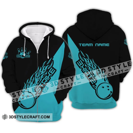Unisex Shirt - Custom Name And Team Name Shirt - Strike Bowling Lover Shirt style option 4