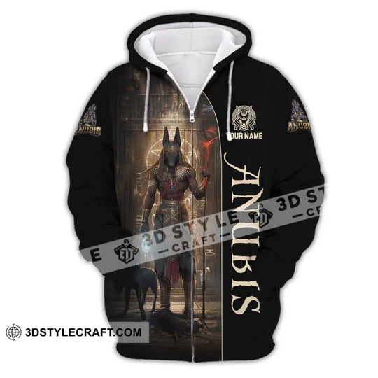 Unisex Shirt, Custom Name Anubis Shirt, Anubis Polo Long Sleeve, Anubis Gift style option 3