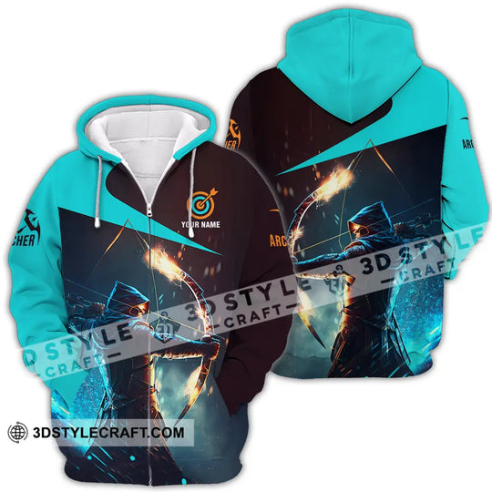 Unisex Shirt - Custom Name Archer Hero Shirt style option 4