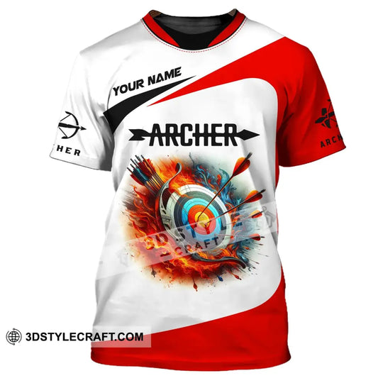 Unisex Shirt, Custom Name Archery Shirt, Archery Gift, Shirt for Archery Lovers style option 2