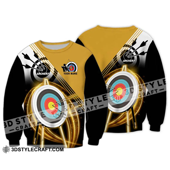 Unisex Shirt - Custom Name Archery Hit The Target Shirt style option 4