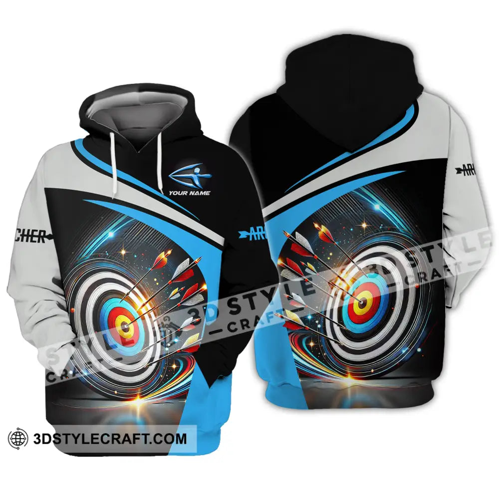 Unisex Shirt - Custom Name Archery Sport Hoodie / S T-Shirt