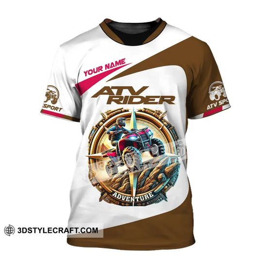 Unisex Shirt, Custom Name ATV Rider Shirt, ATV Rider Polo Long Sleeve Shirt style option 2