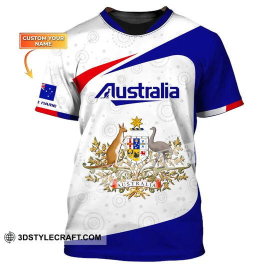Unisex Shirt, Custom Name Australia Hoodie, Commonwealth of Australia T-Shirt style option 1