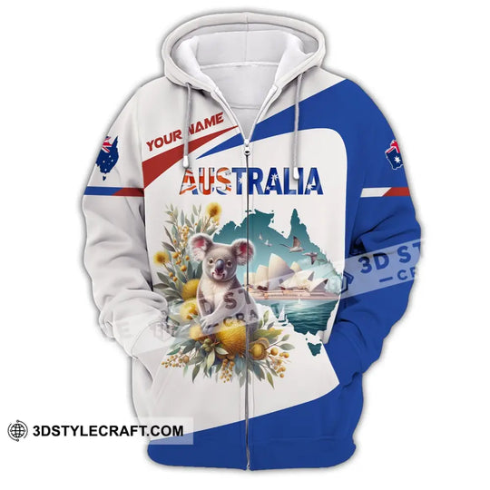 Unisex Shirt, Custom Name Australia Shirt, Australia Polo Long Sleeve, Australian Gift style option 3
