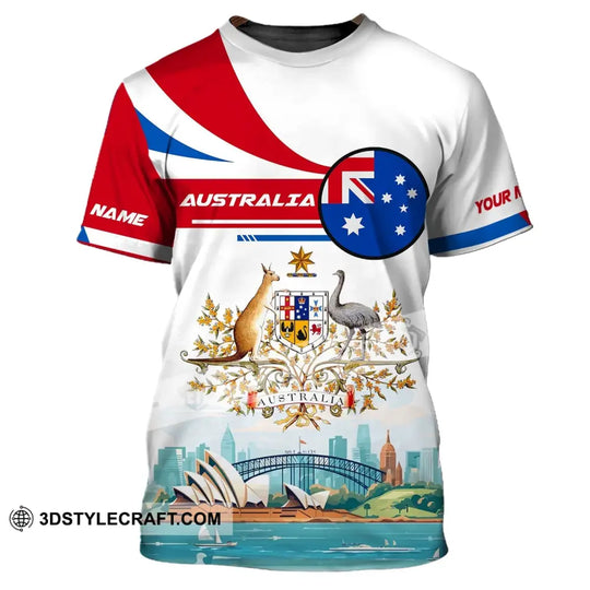 Unisex Shirt, Custom Name Australia T-Shirt, Sydney Harbour Bridge, Australia T-Shirt style option 3