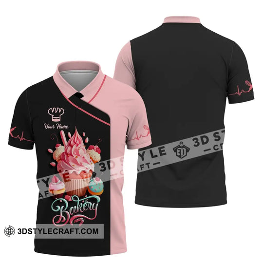 Unisex Shirt, Custom Name Baker Shirt, Bakery Shop Uniform, Bakery Chef Hoodie, Baking Lovers Gift style option 4