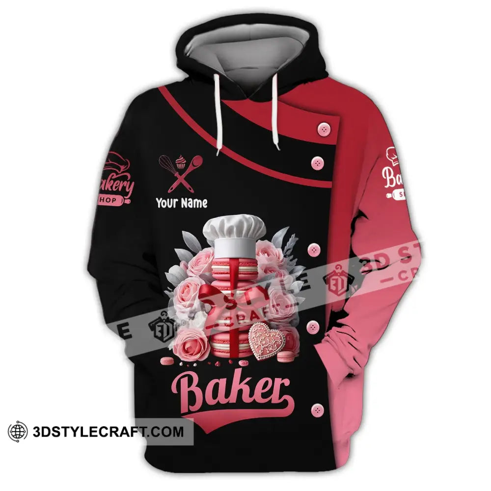 Unisex Shirt Custom Name Bakery Chef Bakers Gift Hoodie / S T-Shirt