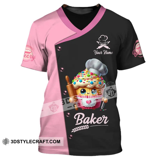 Unisex Shirt, Custom Name Bakery Shirt, Bakery Chef, Bakery Shop T-Shirt, Bakers Gift style option 2