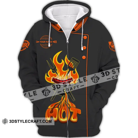 Unisex Shirt, Custom Name Barbecue Shirt, Barbecue Hoodie, Barbecue Chef Gift style option 3