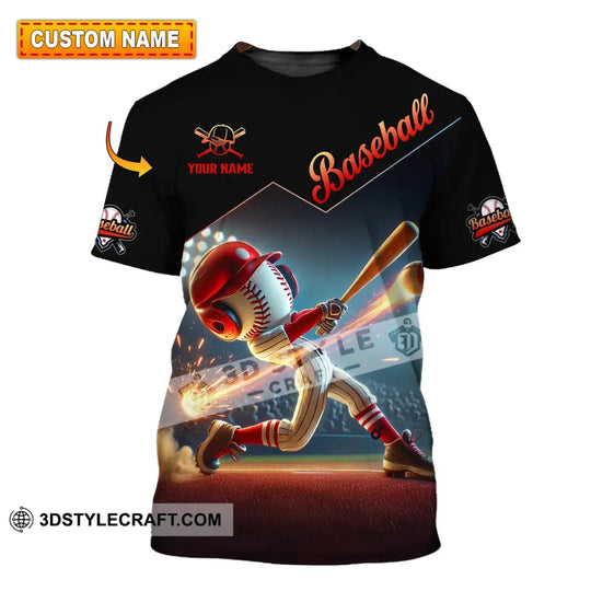 Unisex Shirt - Custom Name Shirt Baseball style option 1